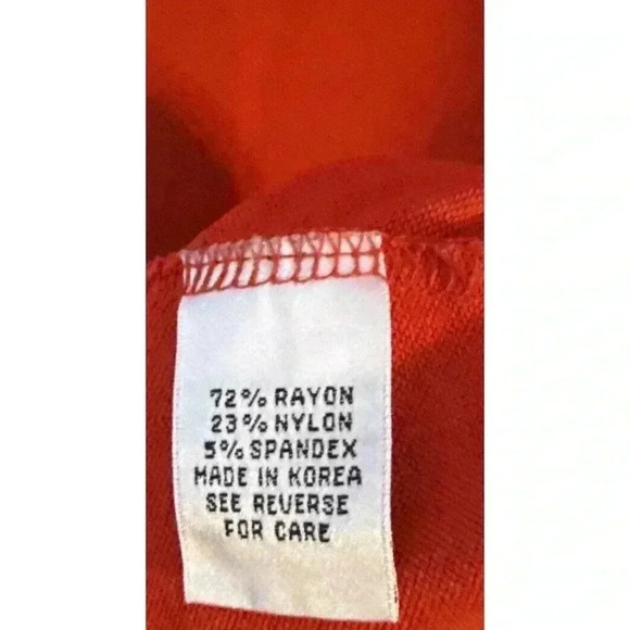 Talbots Red Short Sleeve Maxi Dress Womens Plus 1X Holiday‎ Classic Capsule - Picture 6 of 8